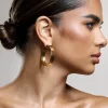 Amery | Gold Chunky Hoop Earrings