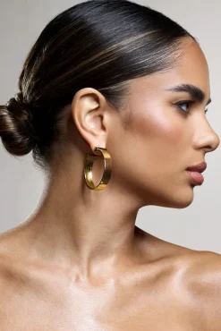 Amery | Gold Chunky Hoop Earrings