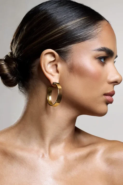 Amery | Gold Chunky Hoop Earrings