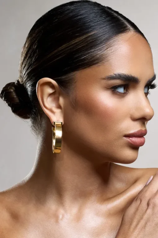 Amery | Gold Chunky Hoop Earrings