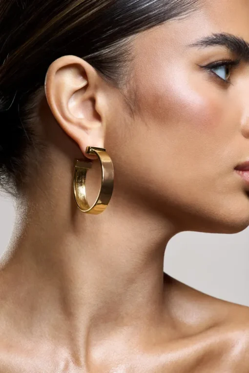 Amery | Gold Chunky Hoop Earrings