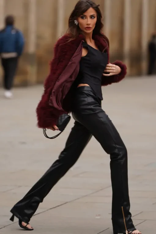 Aves | Port Short Fluffy Feather Jacket