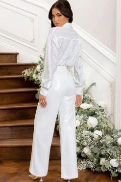 Dreamy | Sequin Wide Leg Trouser