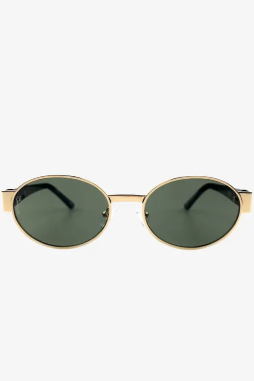 Echo | Otra Gold Tortoiseshell Round Metal Sunglasses