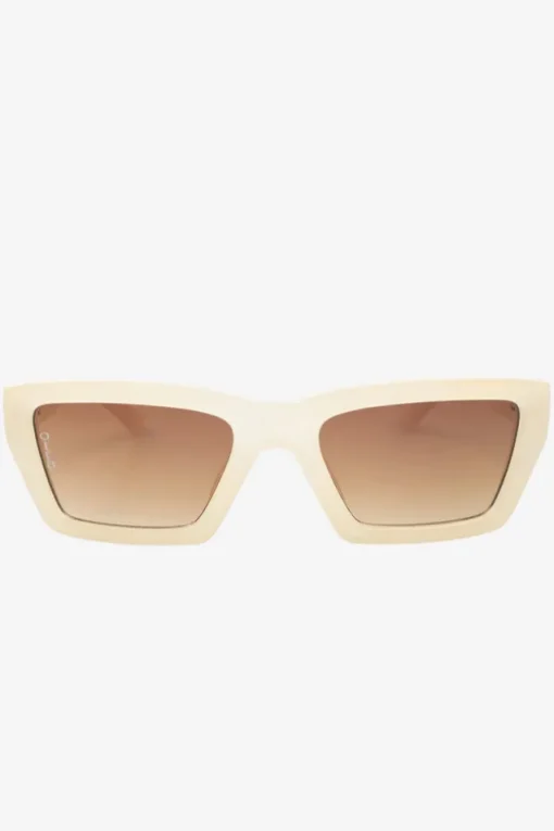 Fairfax | Otra Ivory Square Brown Tinted Sunglasses