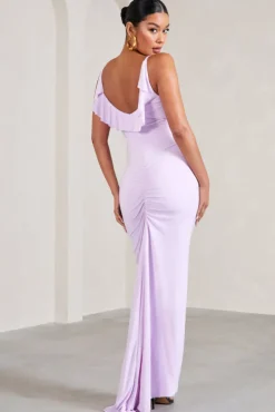 Flute | Lilac Maternity Cowl Bodycon Cami Maxi Dress