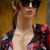 Fyn | Otra Black Oversized Classic Square Sunglasses