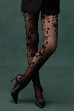 Levante | Gabriella Bold Floral Tights