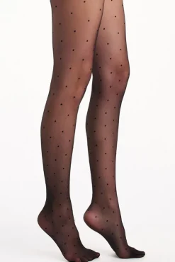 Levante | Sienna Sheer Spot Tights