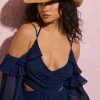 Overseas | Tan Straw Beaded Sun Hat