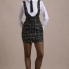 Oxford | Black Boucle Sleeveless Pinafore