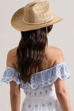 Wild At Heart | Beige Straw Sun Hat