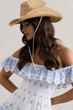 Wild At Heart | Beige Straw Sun Hat