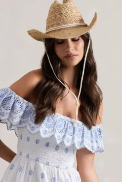 Wild At Heart | Beige Straw Sun Hat