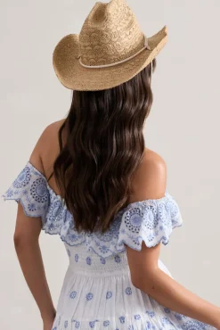 Wild At Heart | Beige Straw Sun Hat
