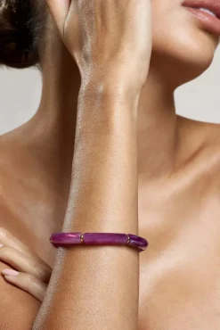 Zana | Purple Resin Bracelet