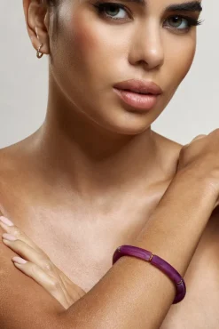 Zana | Purple Resin Bracelet